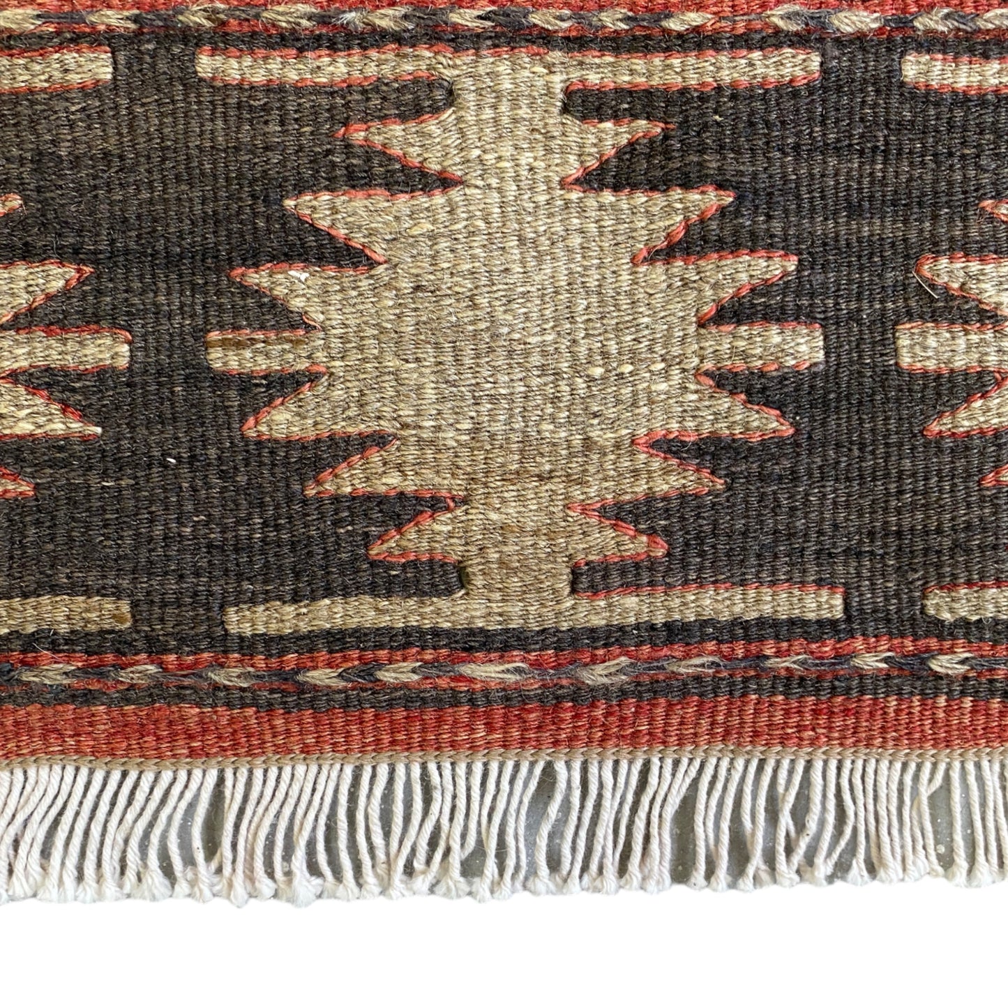 Bold Primitive Central Anatolian Avsar Kilim