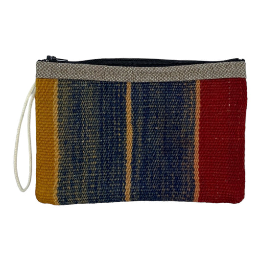 Mini Kilim Handbag , Handmade Turkish Kilim Pouch