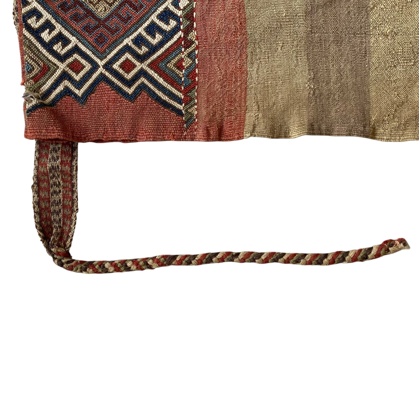 Early Anatolian Ala Chuval Kilim Soumak Rug