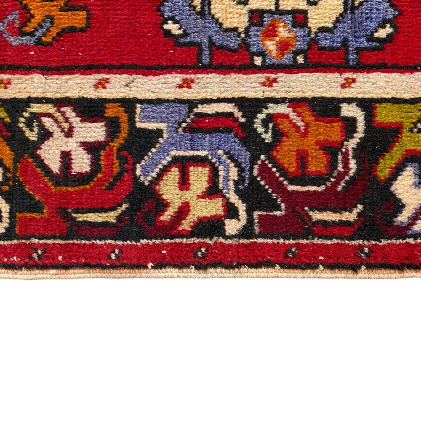 3'x10' Vintage Turkish Runner Rug