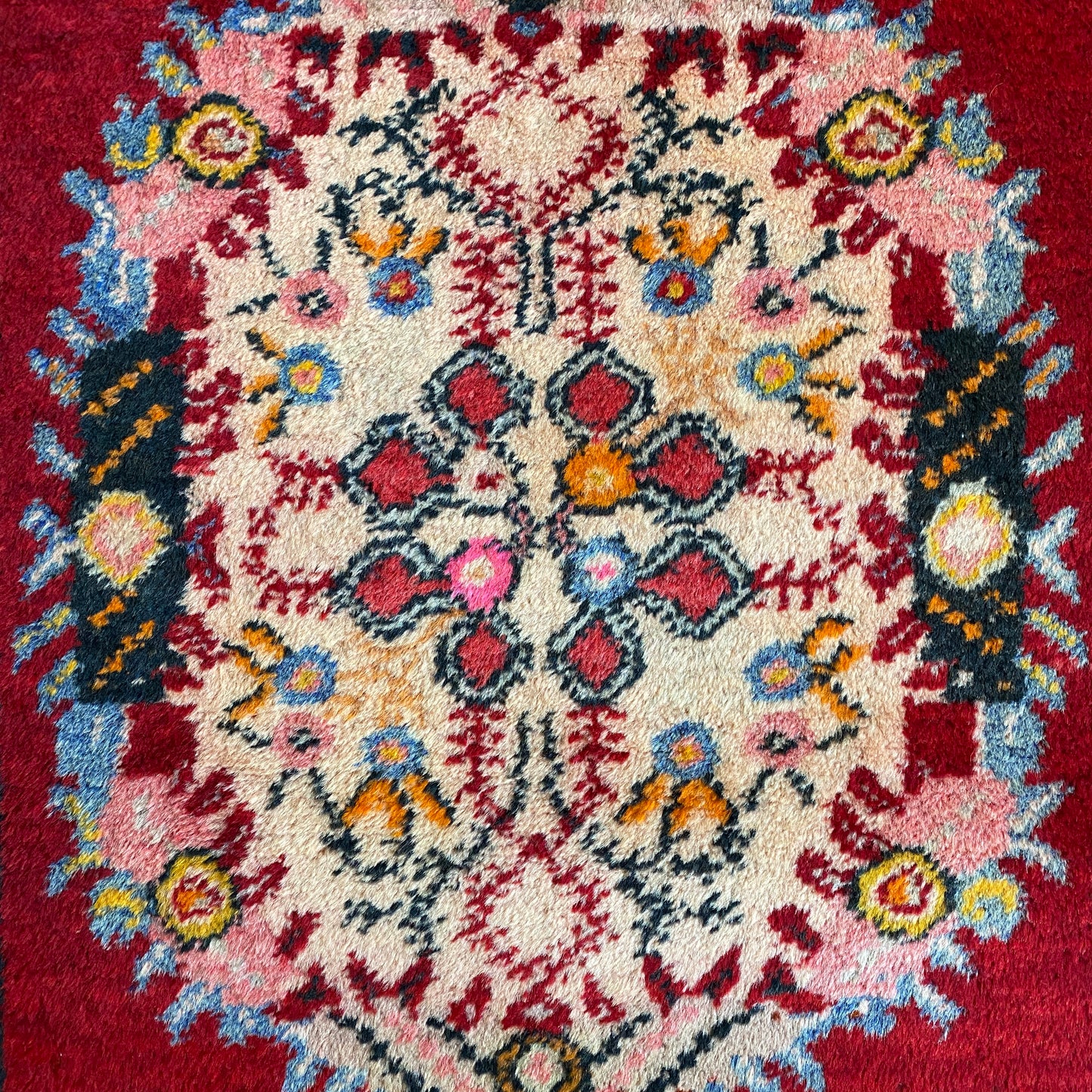 Vintage Best Turkish Guney Carpet Rug