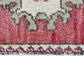 Felpudo vintage de alfombra turca Oushak
