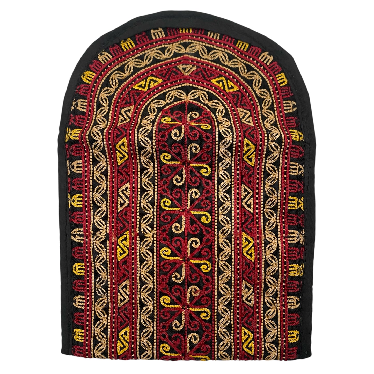Turkmen Tekke Embroidered Boho Pouch Purse