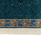 10 Ft Turquoise Blue Silk Runner Rug - Kilim Art Gallery