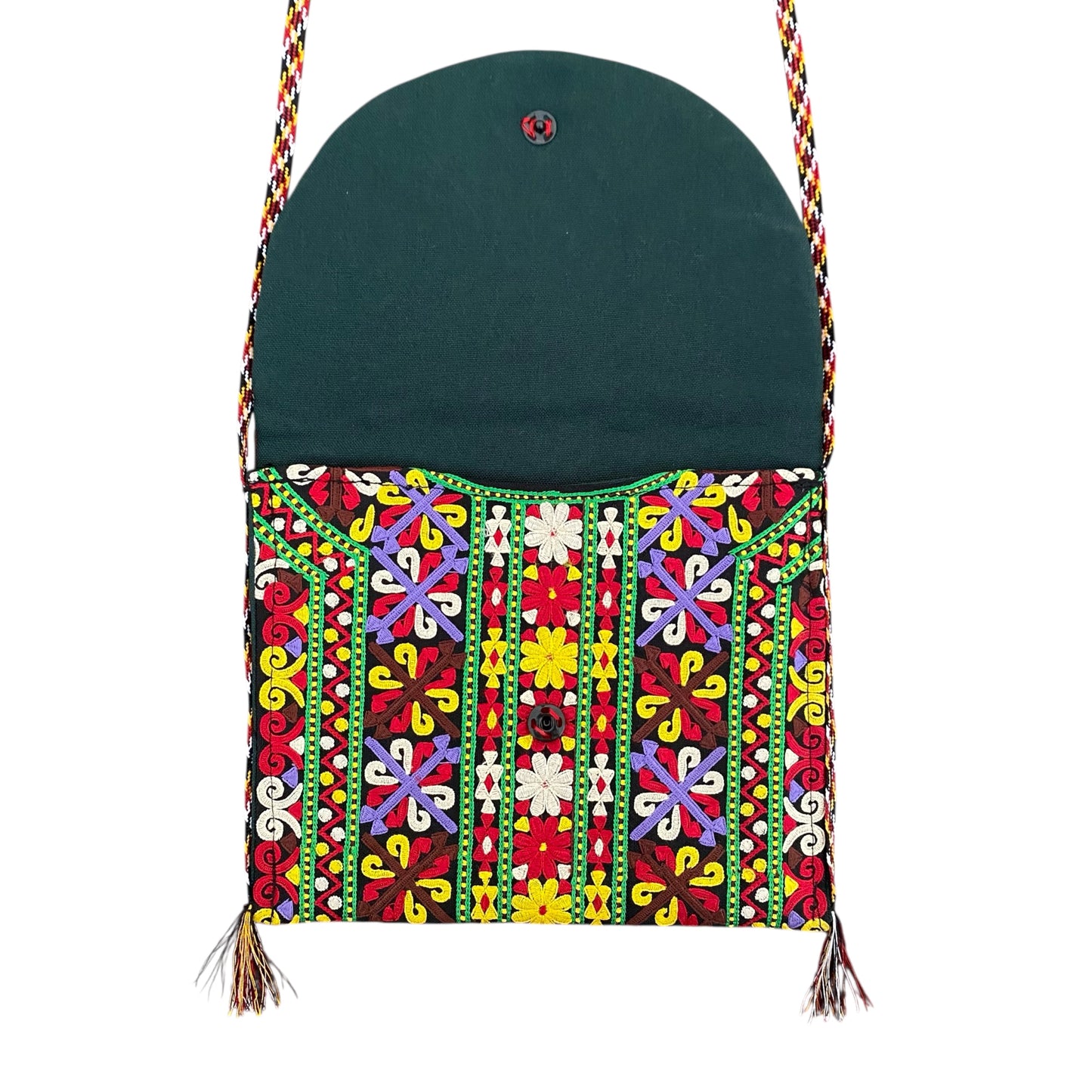 Bohemian Women's Colorful Turkmen Sling Shoulder Bag