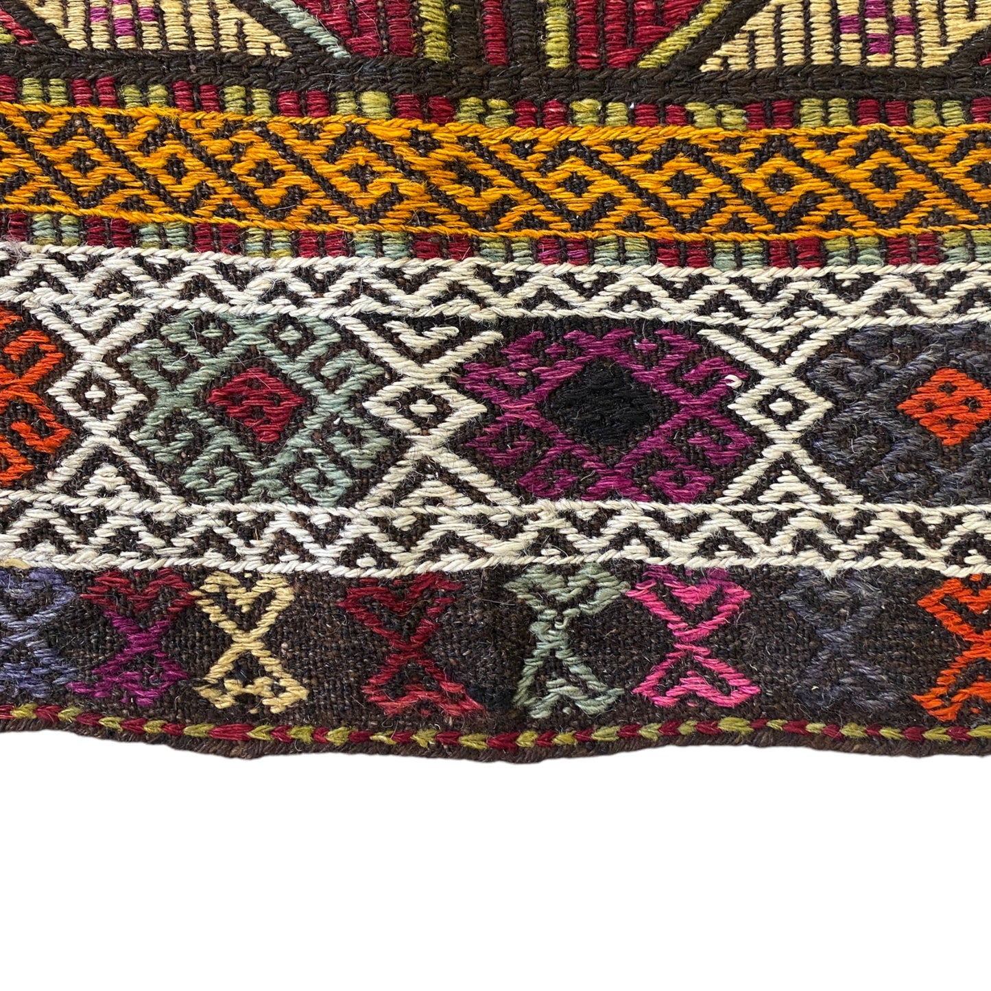 Nomadic Mut Cicim Kilim Rug Made for Dowry