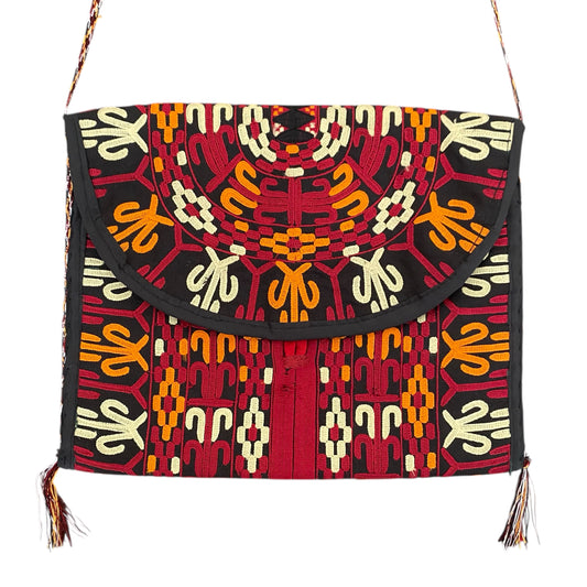 Tribal Turkmen Boho Clutch Bag / Pouch