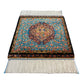 Small Blue Silk Carpet