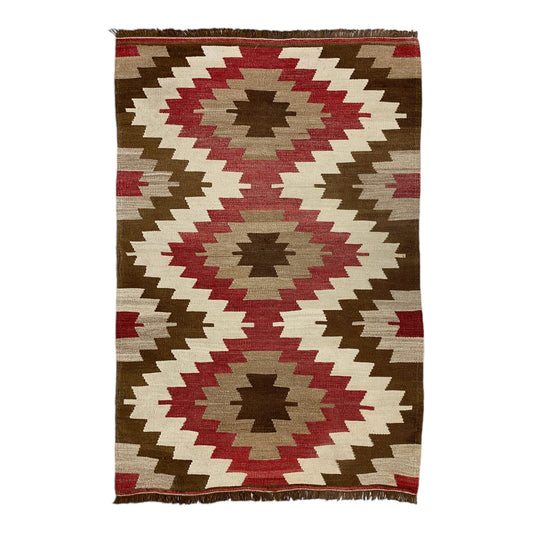 Alfombra Kilim geométrica Eye Dazzler