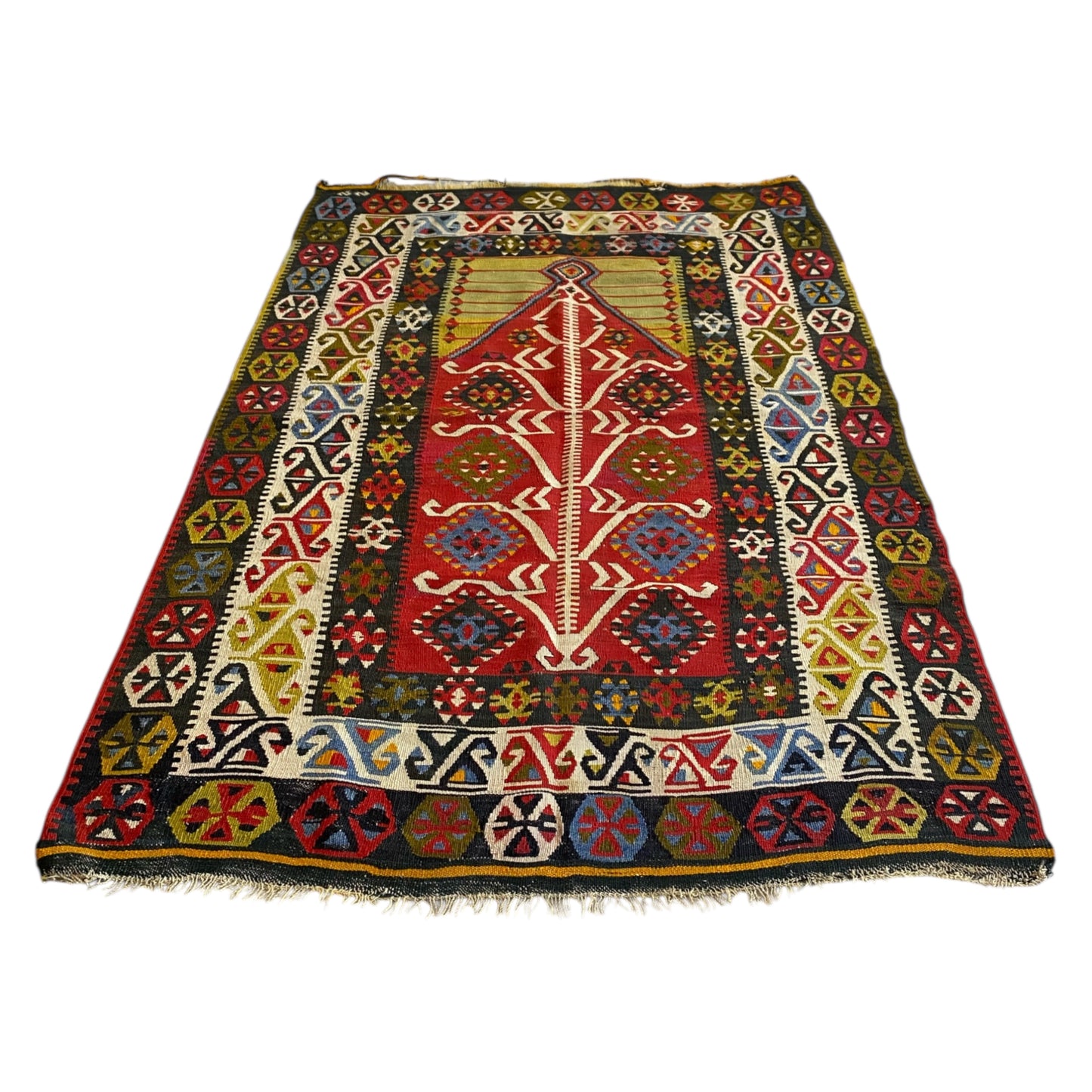 Collectable Gömürgen Kelim Rug カイセリ ギョムルゲン キリム