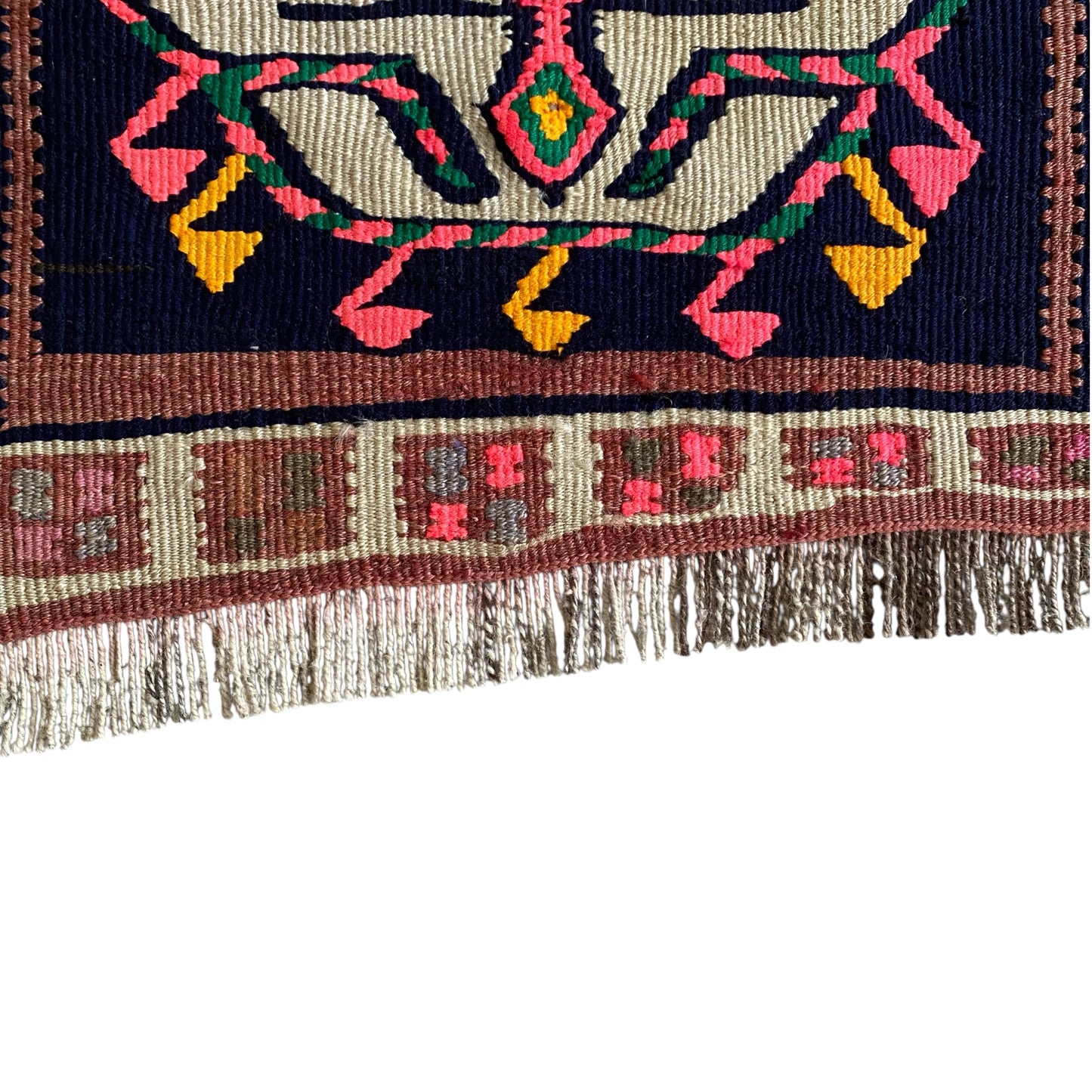 Small Herki Kurdish Kilim Rug