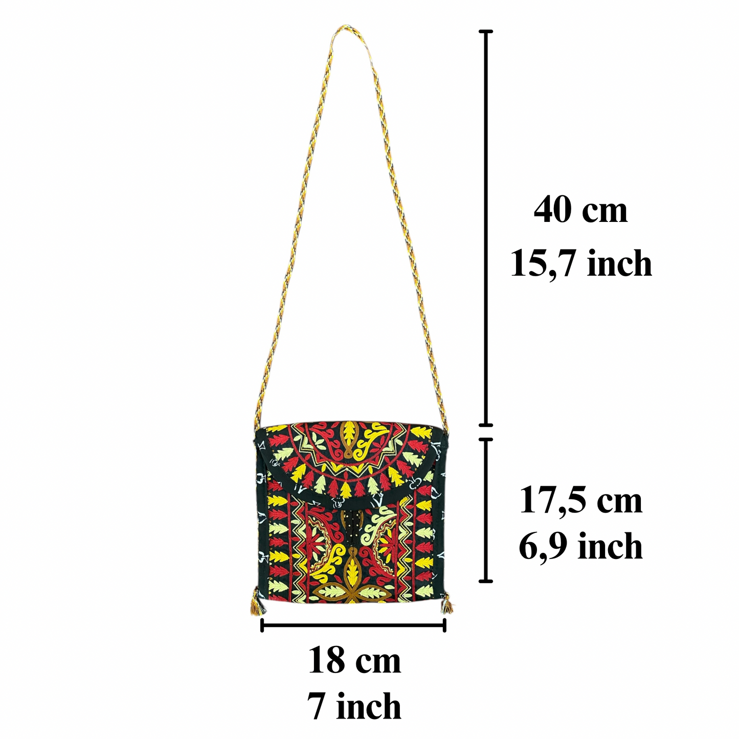 Intricate Design Ethnic Shoulder Bag