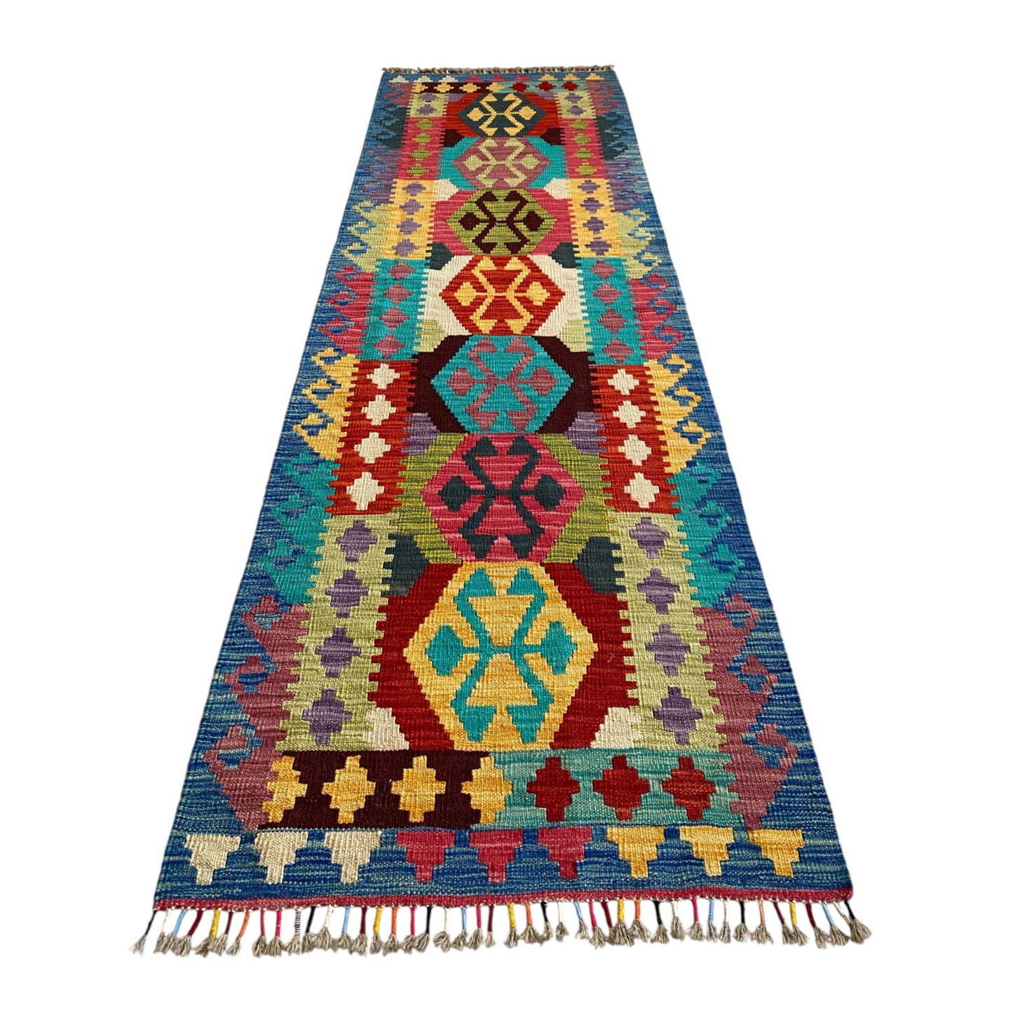 Tribal Boho Kilim Runner Rug