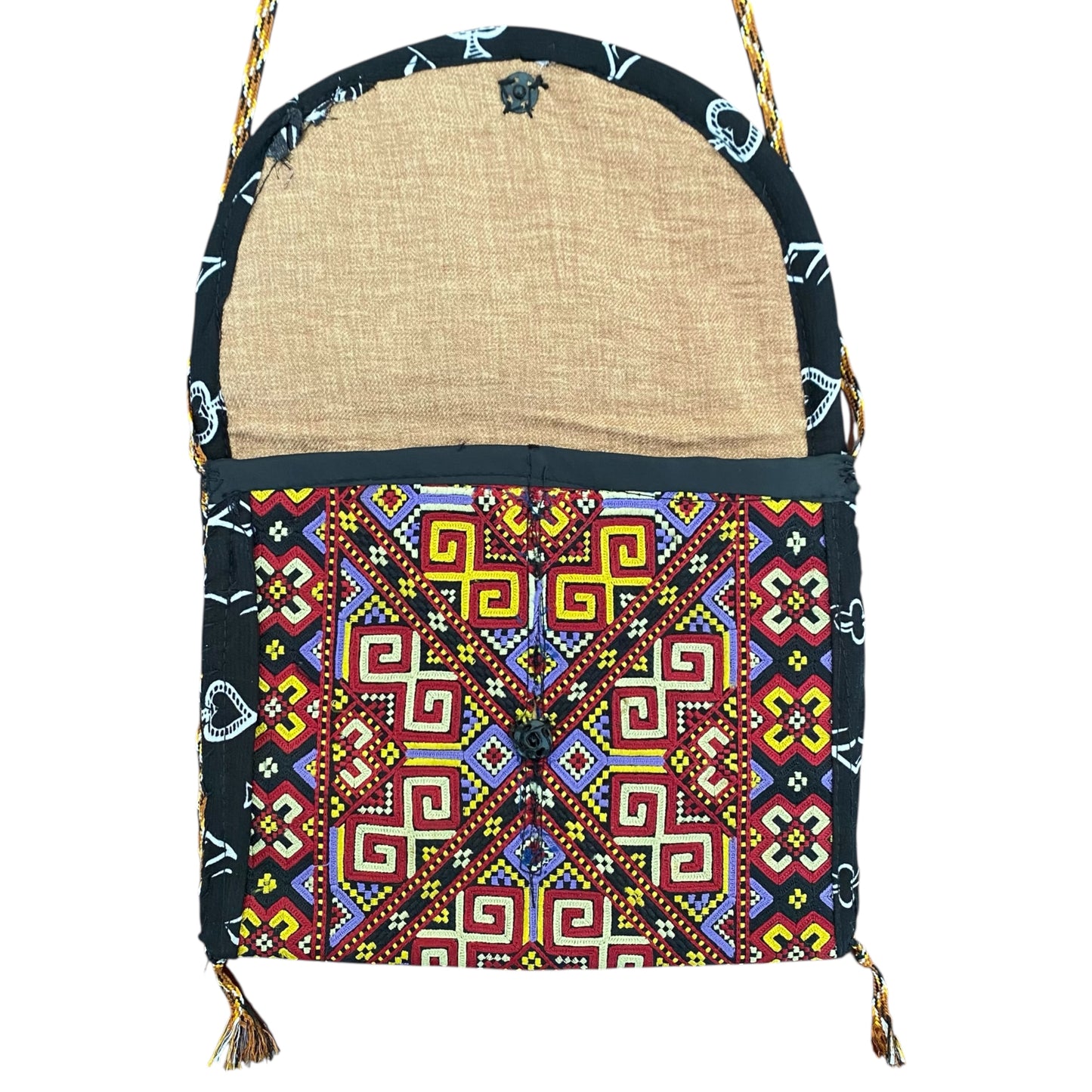 Boho Embroidered Colorful Tribal Purse / Bag