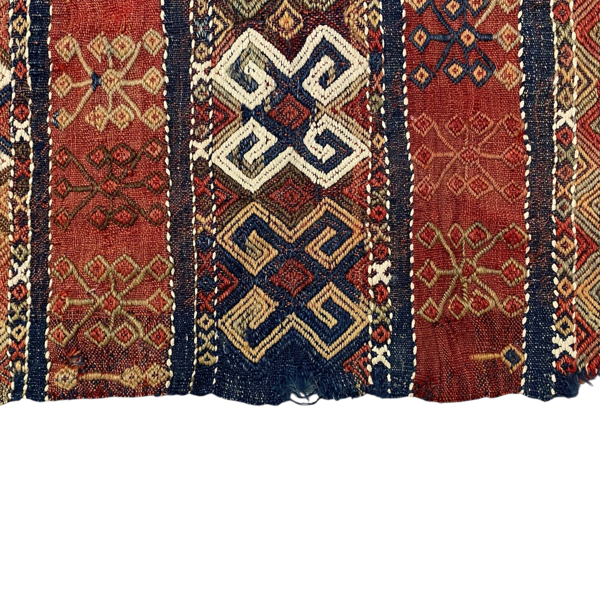 1mX1m Square Malatya Reshwan Cicim Kilim - Kilim Art Gallery