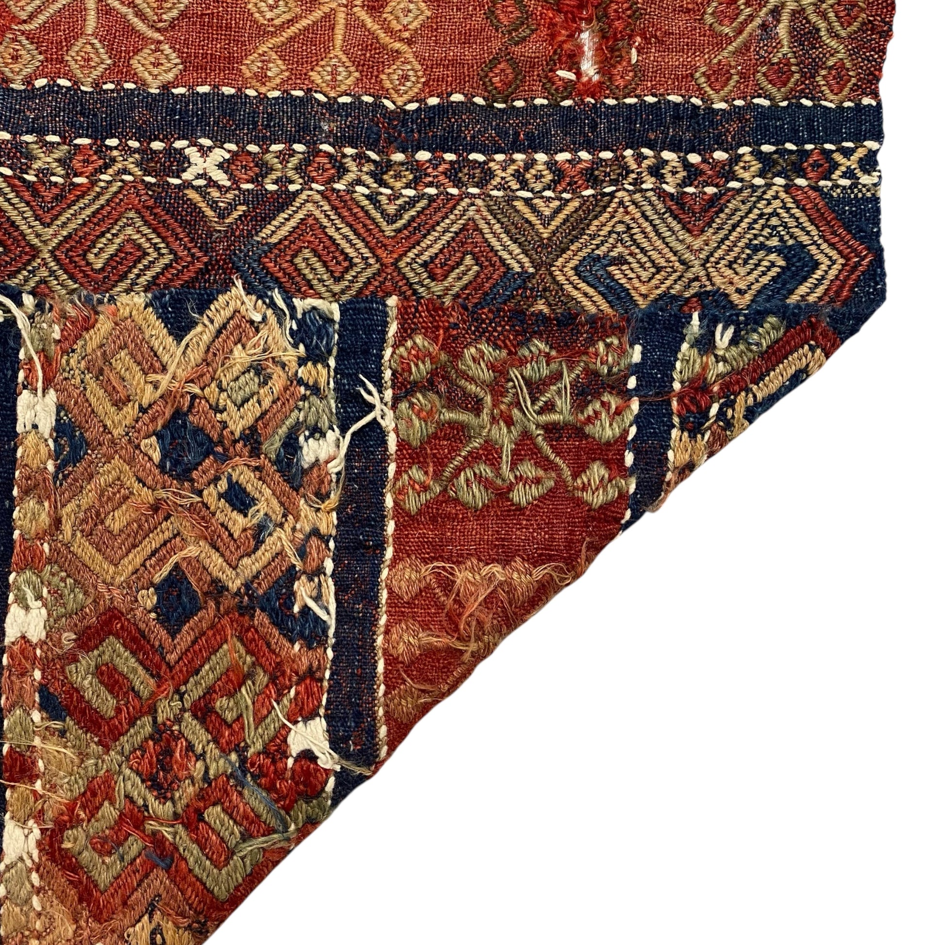 1mX1m Square Malatya Reshwan Cicim Kilim - Kilim Art Gallery
