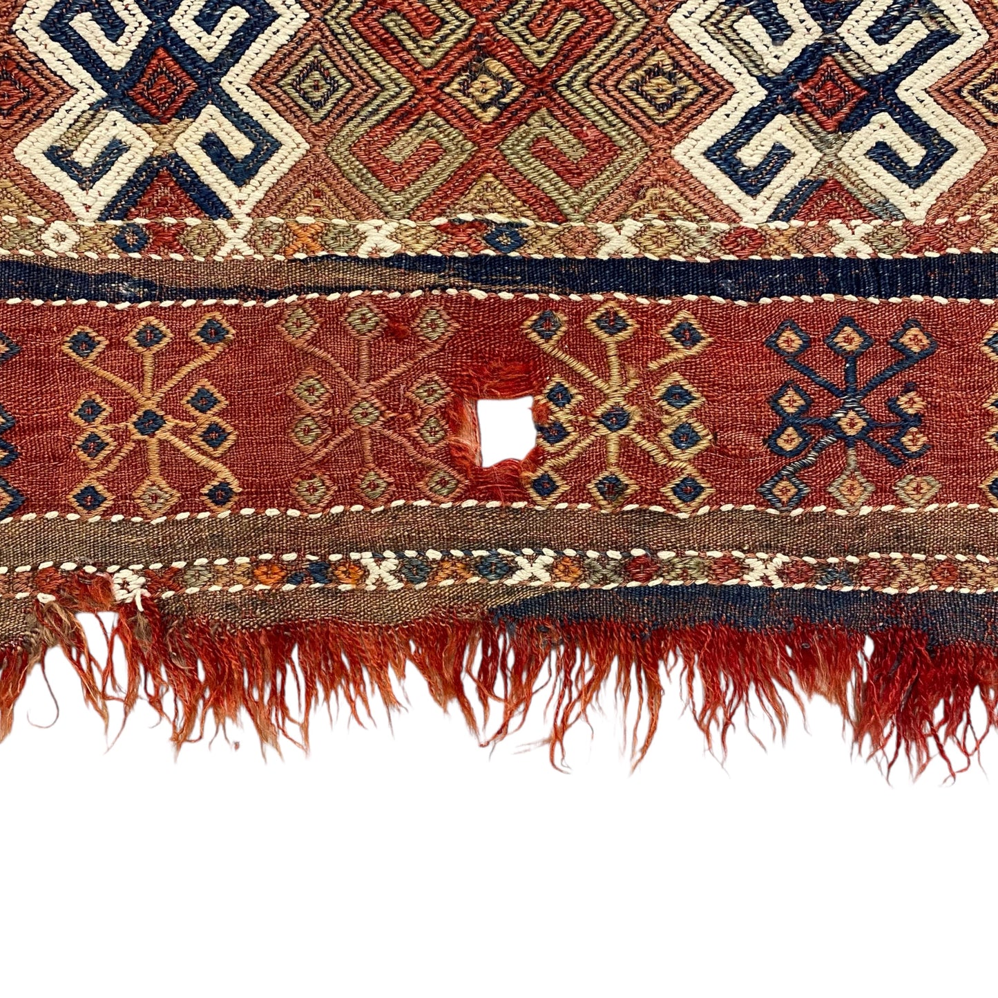 1mX1m Square Malatya Reshwan Cicim Kilim - Kilim Art Gallery