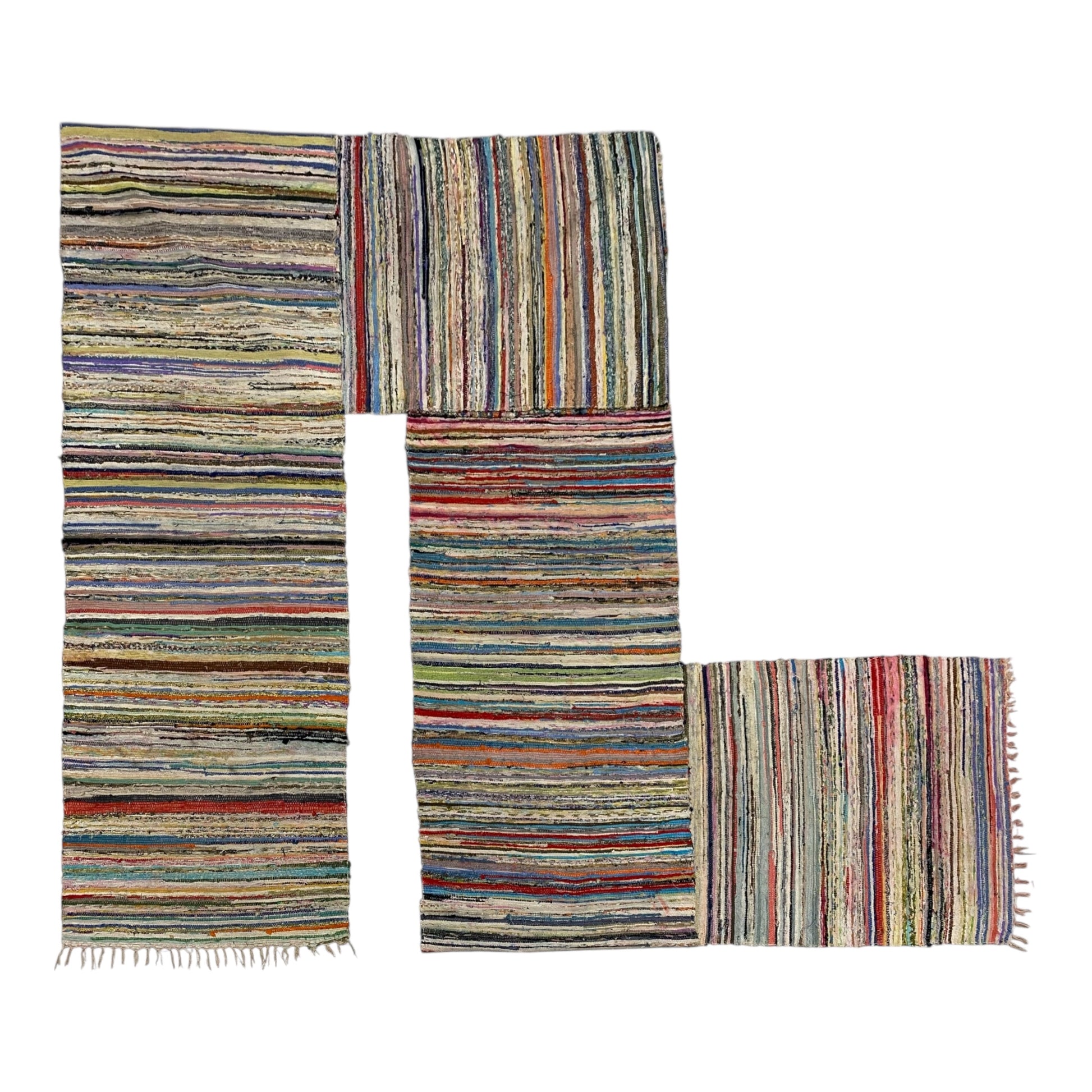 2' x 22' Ft Very Long Vintage Caput Kilim Runner Rug - Kilim Art Gallery