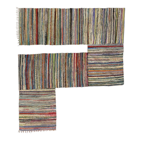 2' x 22' Ft Very Long Vintage Caput Kilim Runner Rug - Kilim Art Gallery