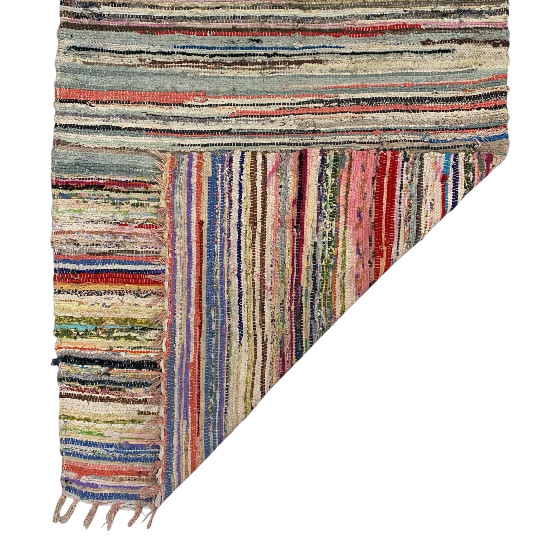 2' x 22' Ft Very Long Vintage Caput Kilim Runner Rug - Kilim Art Gallery
