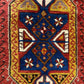 2' x 3' Antique YAHYALI Zile Carpet YASTIK Rug - Kilim Art Gallery
