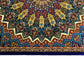 2' x 3' Blue Silk Rug - Kilim Art Gallery