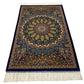 2' x 3' Blue Silk Rug - Kilim Art Gallery