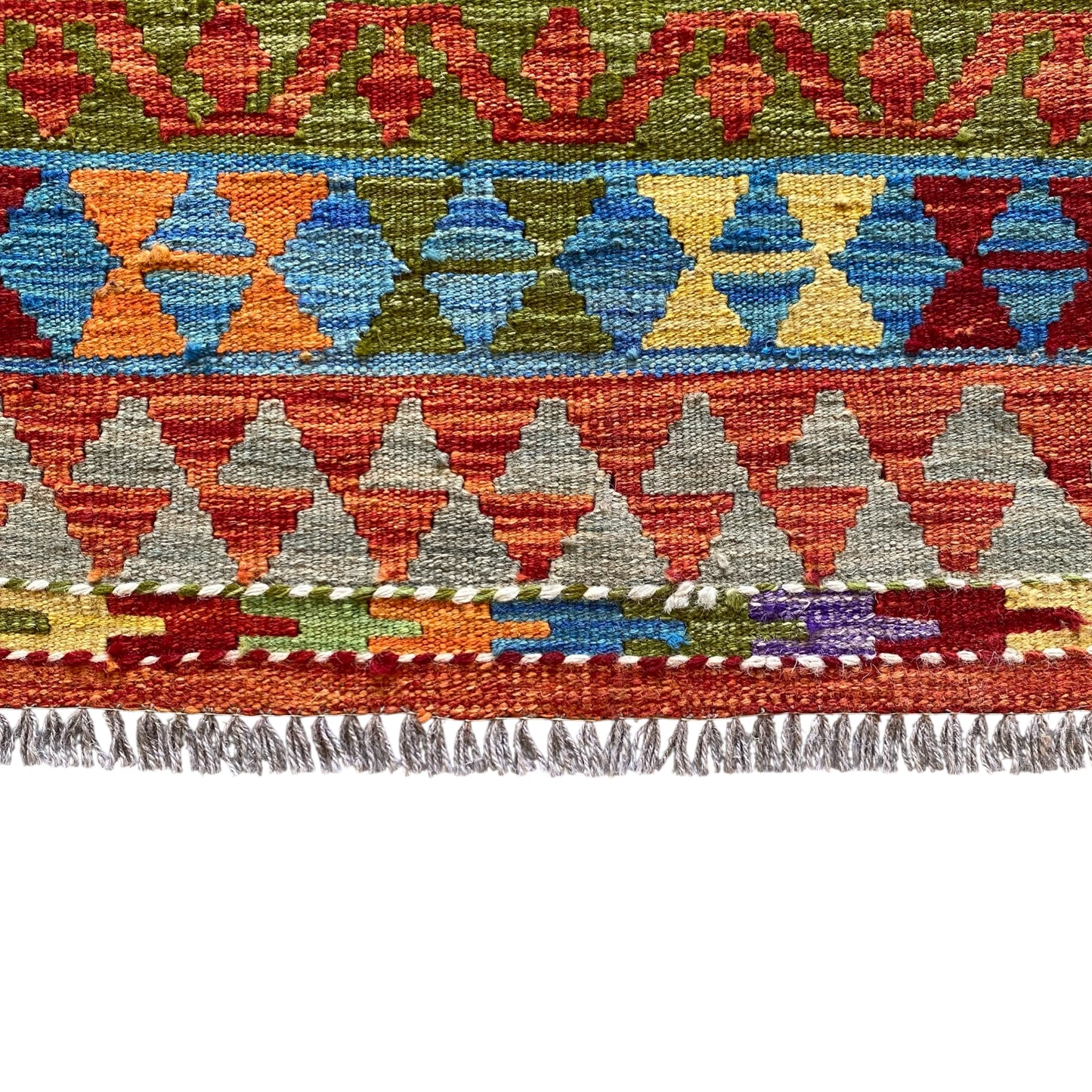 6'x8' Colorful Tribal Kelim Rug