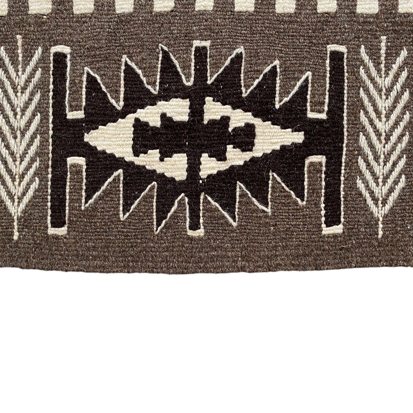 4'x6'Natural Undyed Wool Kilim Rug