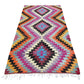 Vintage Geometric Boho Manastir Kelim Rug