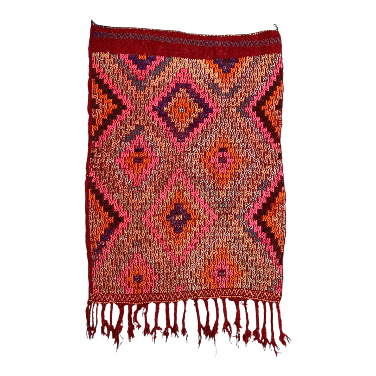 Pink Adana Cicim Kilim Rug