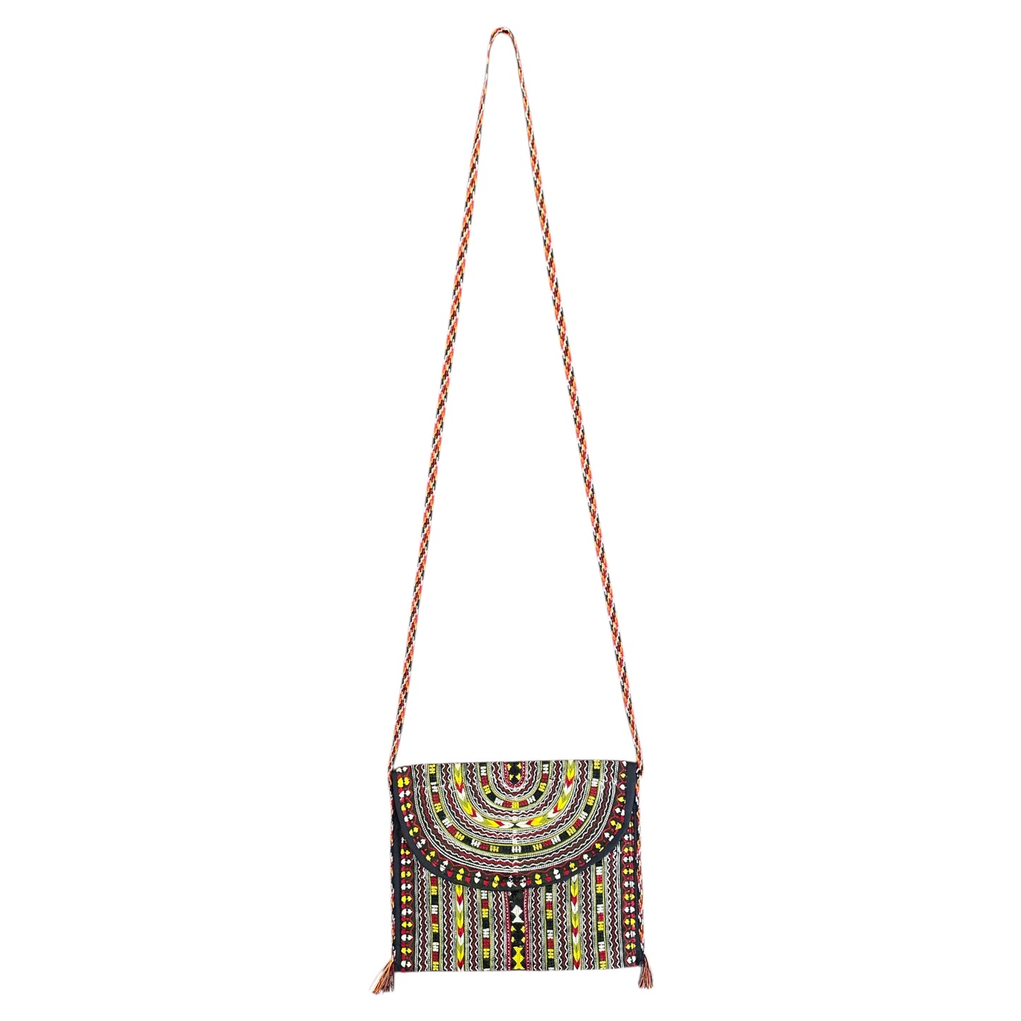 Tribal Turkmen Crossbody Small Sling Bag / Pouch
