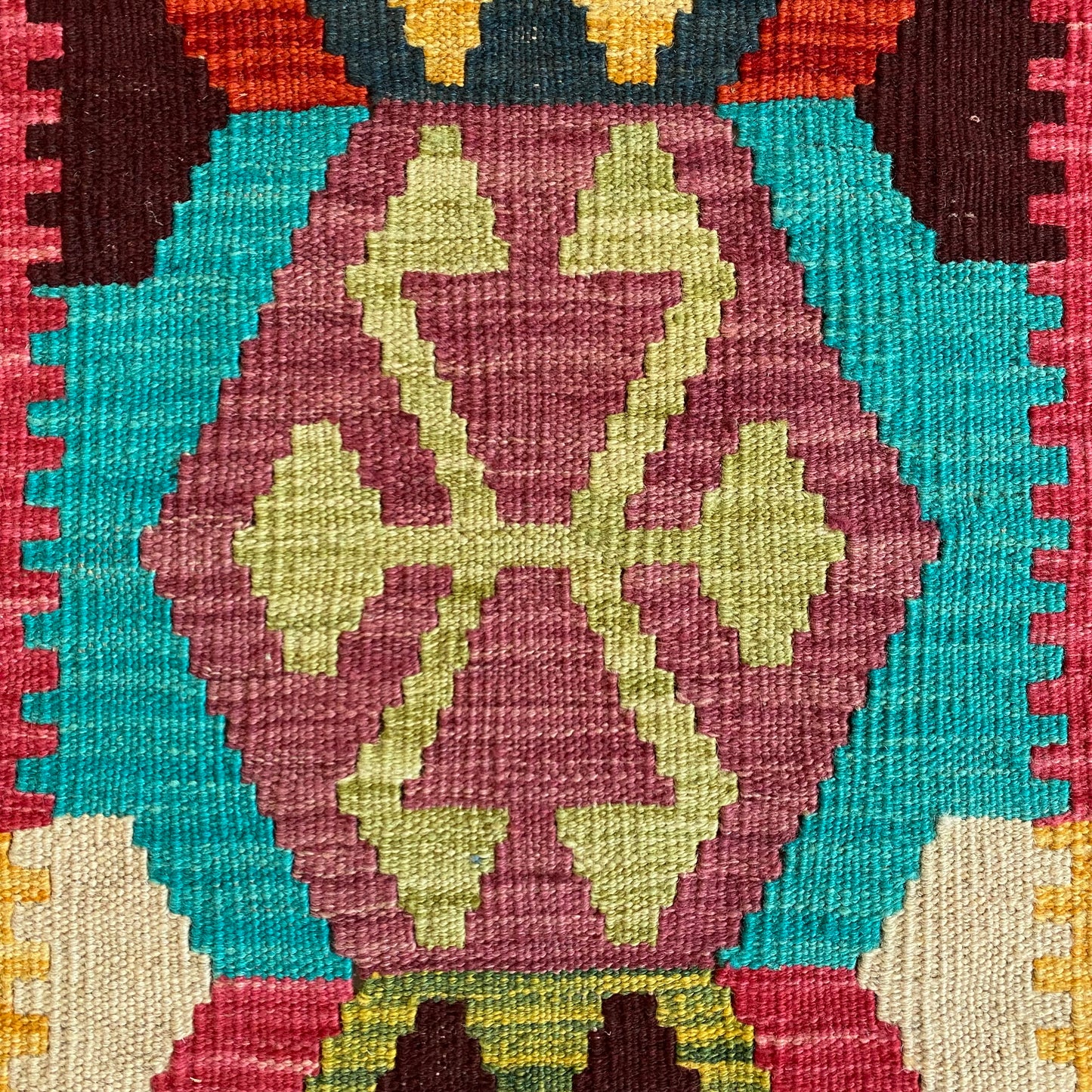 Tribal Boho Kilim Runner Rug