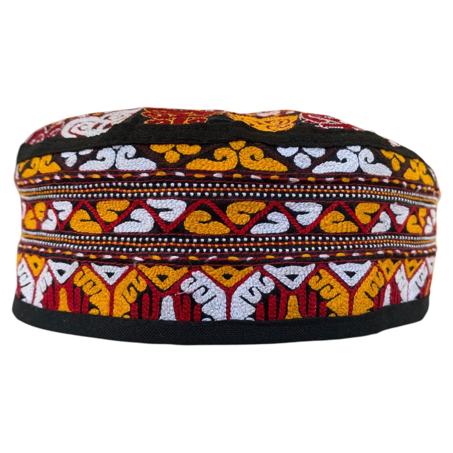 Red Yellow White Traditional Hat