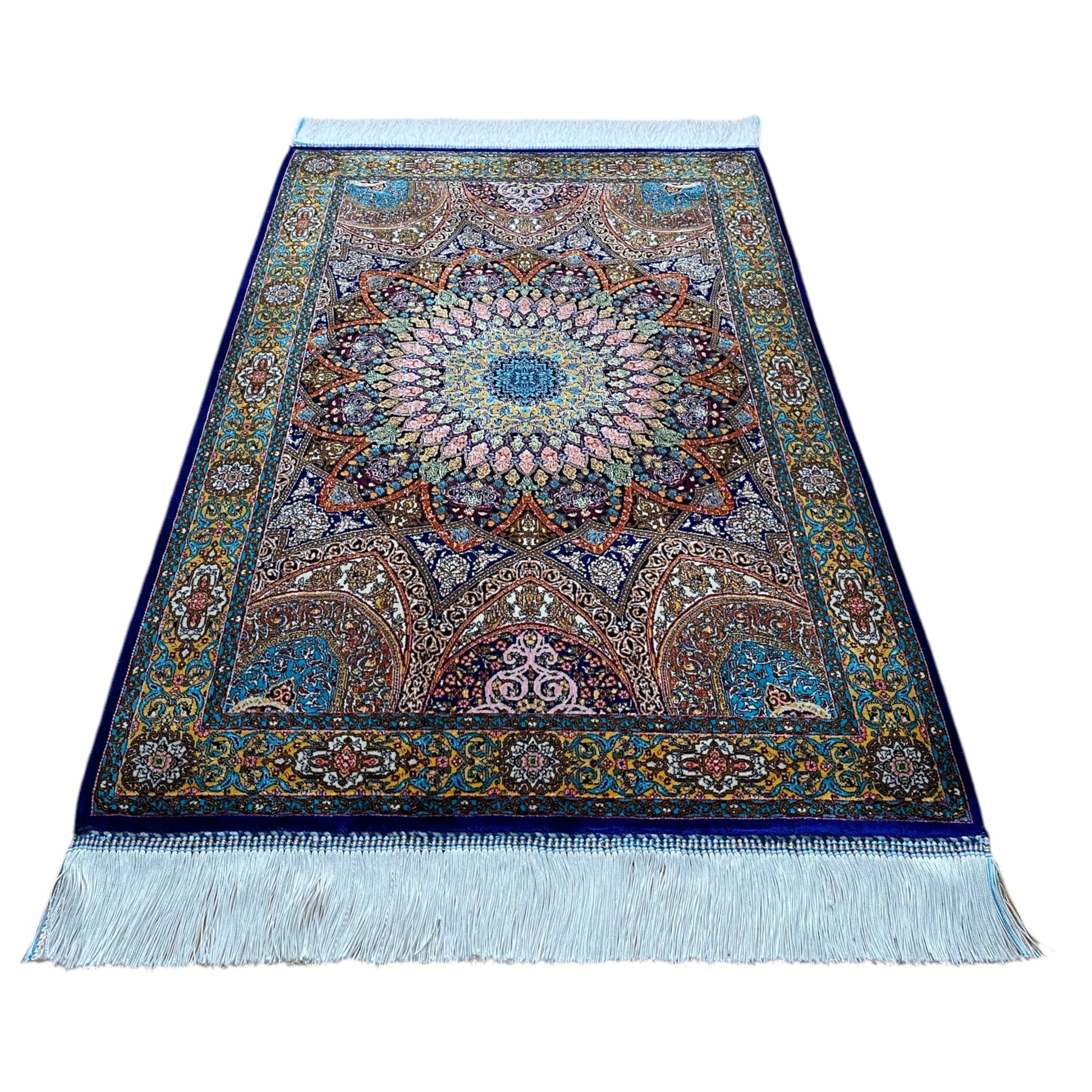 2'x3' Best Quality Modal Silk Rug - Kilim Art Gallery