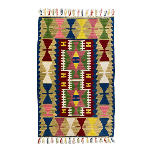 2'x3' Best Quality New Turkish Kilim Rug - Kilim Art Gallery
