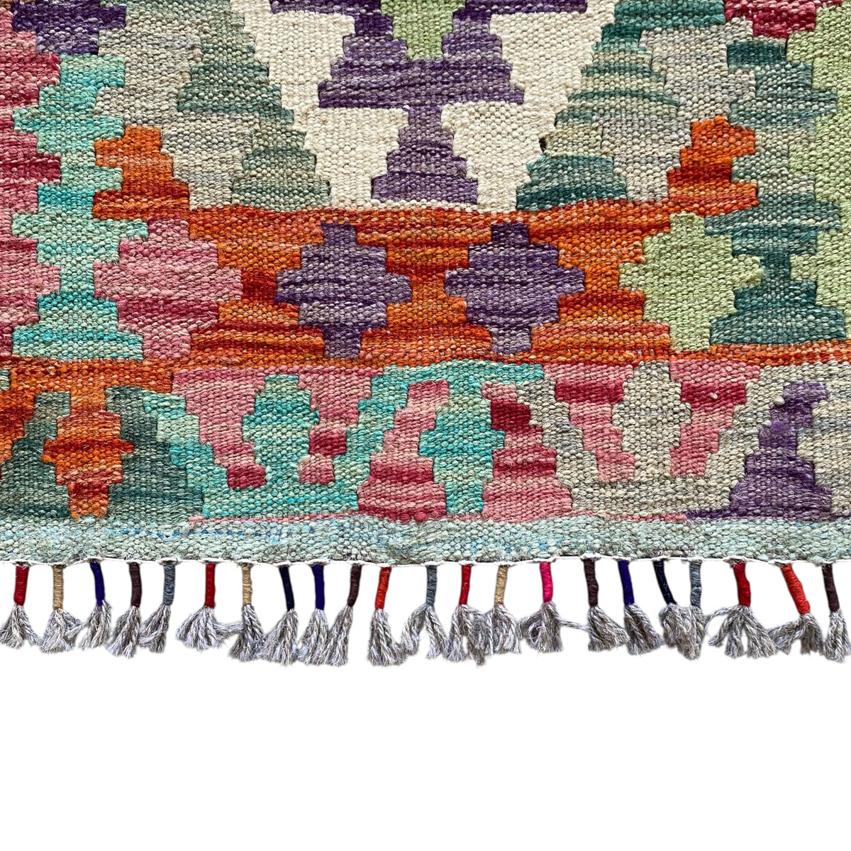 2'x3' Hand Woven Wool Kilim Rug - Kilim Art Gallery
