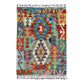 2'x3' Hand Woven Wool Kilim Rug - Kilim Art Gallery