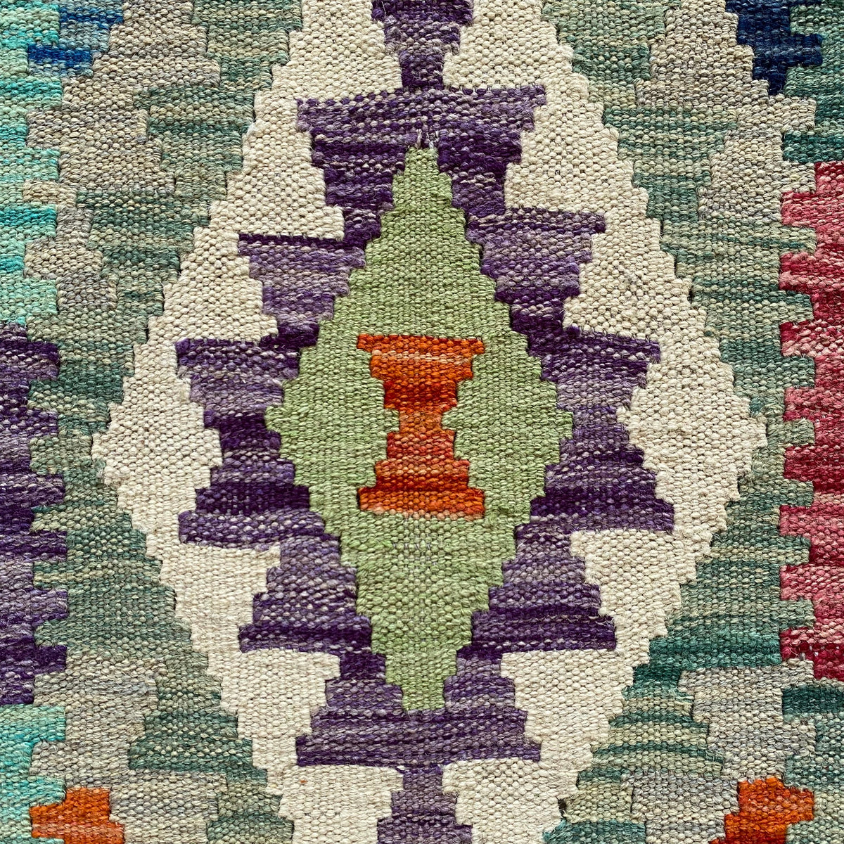 2'x3' Hand Woven Wool Kilim Rug - Kilim Art Gallery