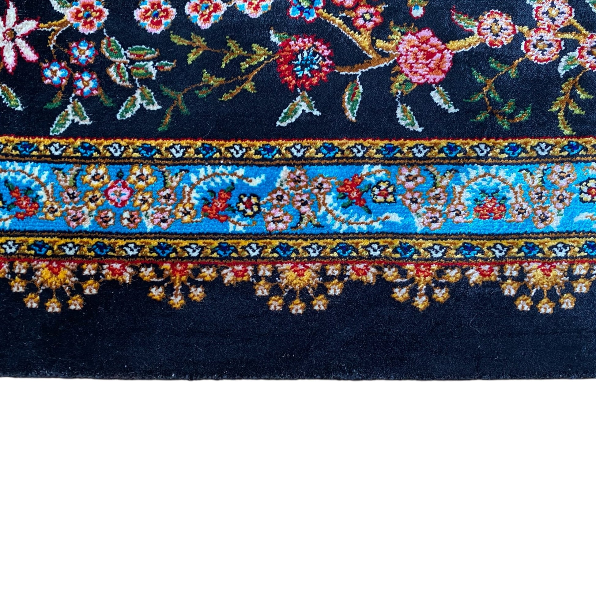 2'x3' Pictorial Tree of Life Modal Silk Rug - Kilim Art Gallery