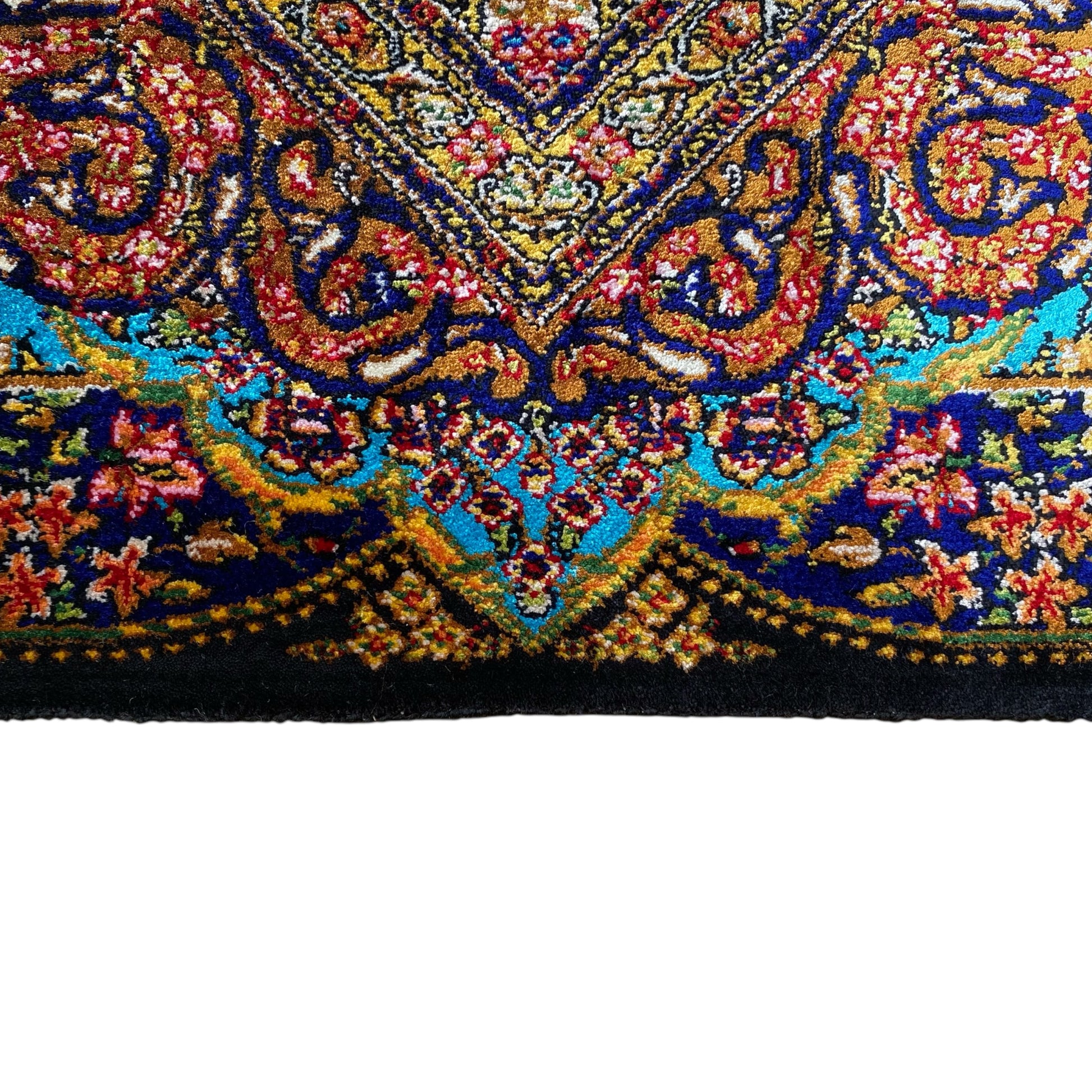 2'x3' Qum Modal Silk Rug