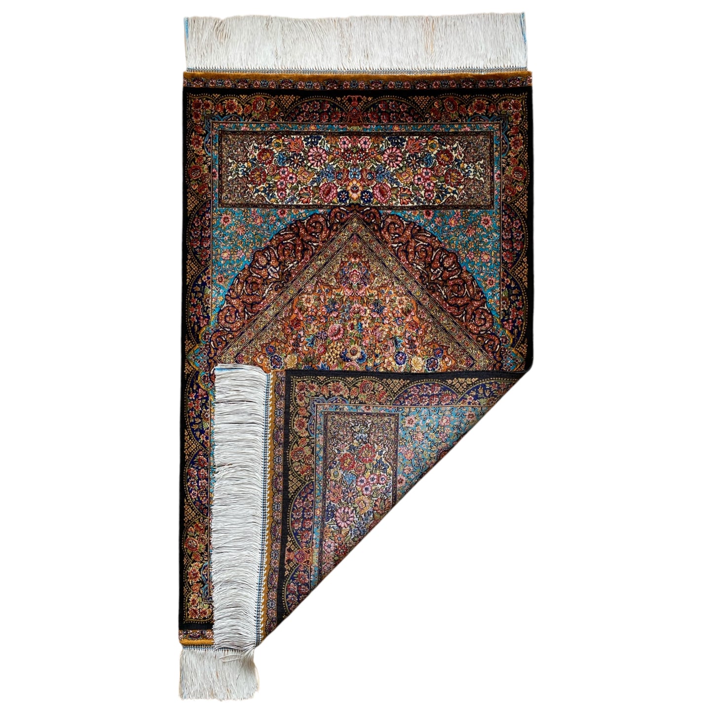 2'x3' Qum Modal Silk Rug