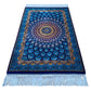 2'x3' Turquoise Blue Modal Silk Rug