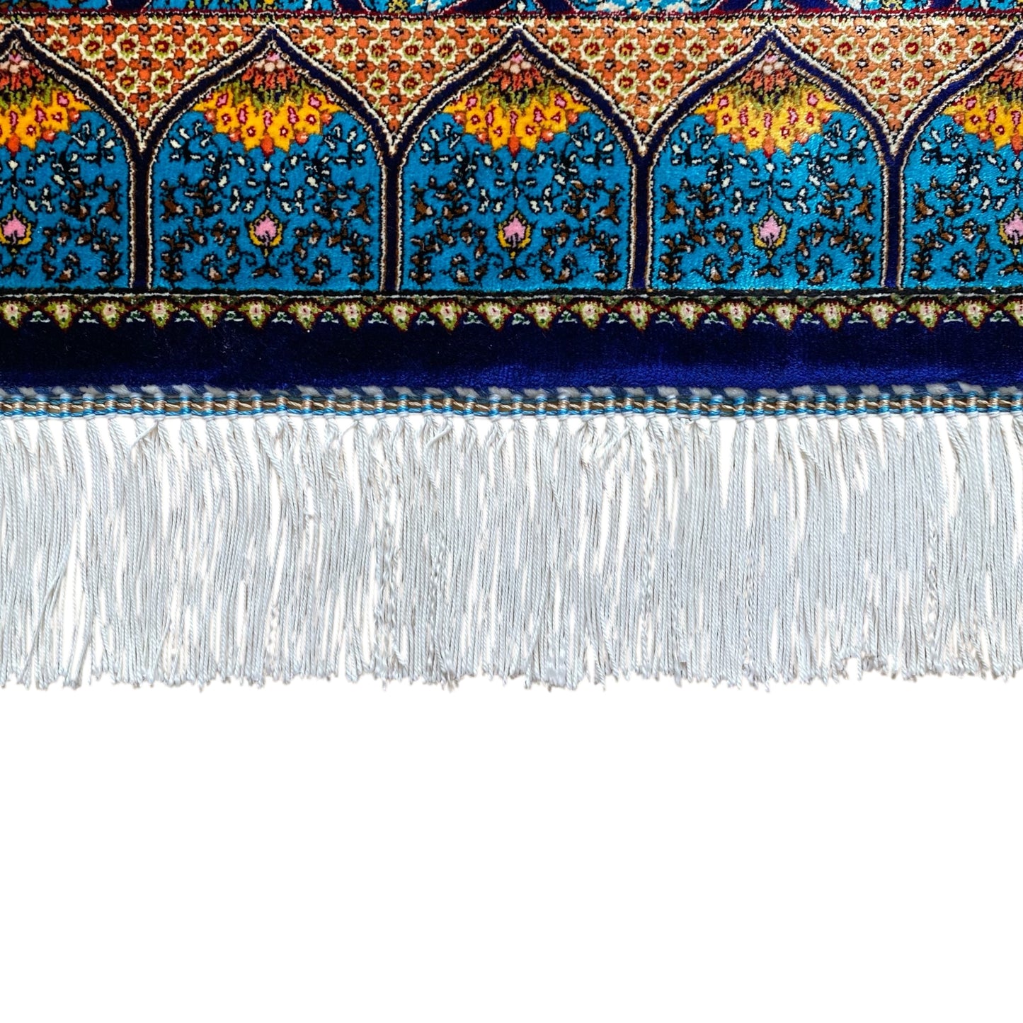 2'x3' Turquoise Blue Modal Silk Rug - Kilim Art Gallery