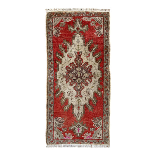 Vintage Oushak Rug Doormat