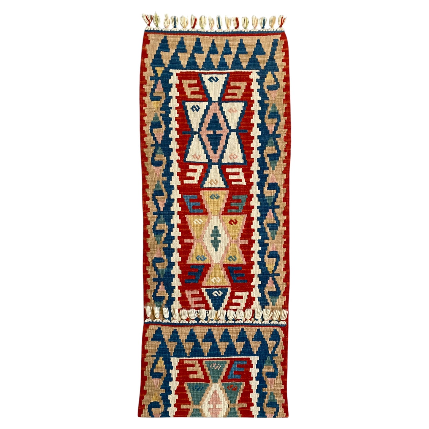 2'x6' Turkish Kayseri Kilim Runner Rug