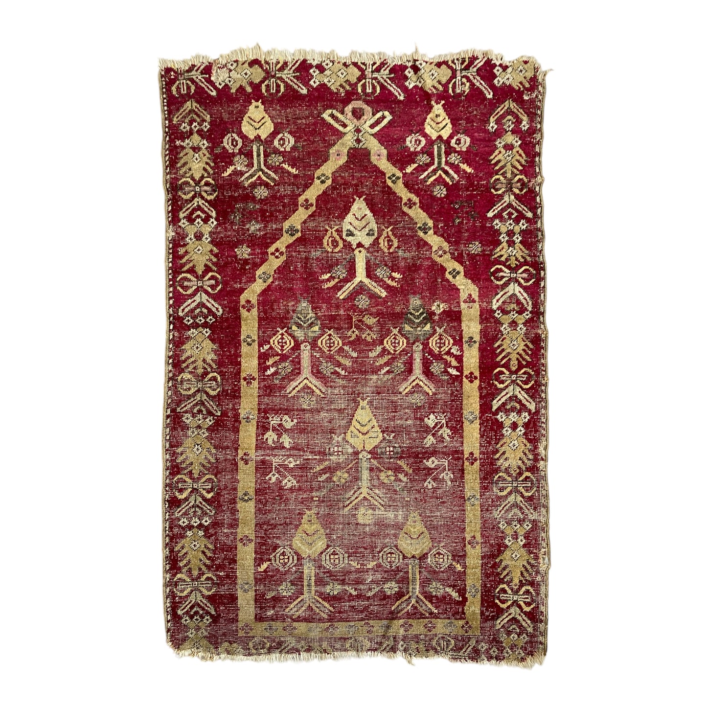 Mecidiye Style Mucur Mujur Prayer Rug