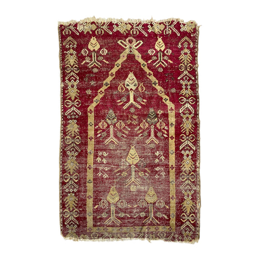 Mecidiye Style Mucur Mujur Prayer Rug