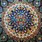 Small Dome Design Modal Silk Rug