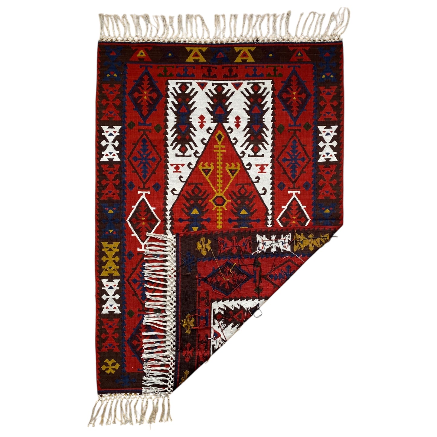 Collectable Reyhanli Silk Kilim Rug